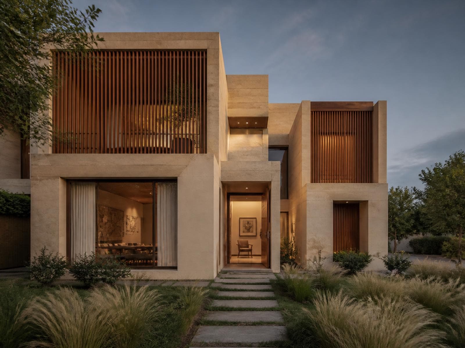Modern 2BHK Residence architectural concept