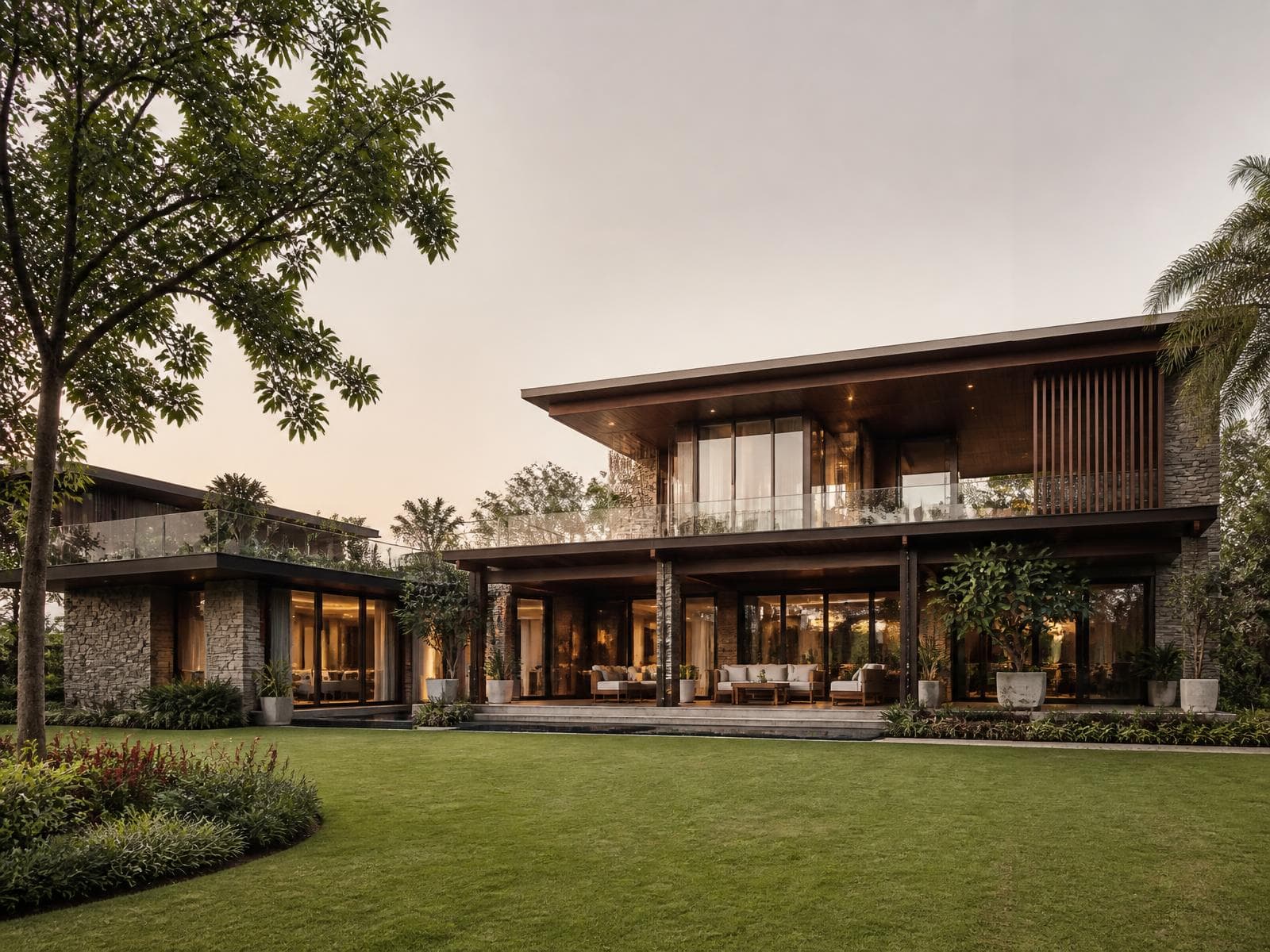 Modern 3BHK Residence architectural concept